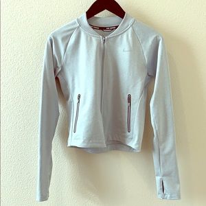 Nike Running Cropped Bomber Jacket